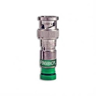 Belden FSNS6BNCPL BNC Connector for RG-6 Plenum Cable, Green