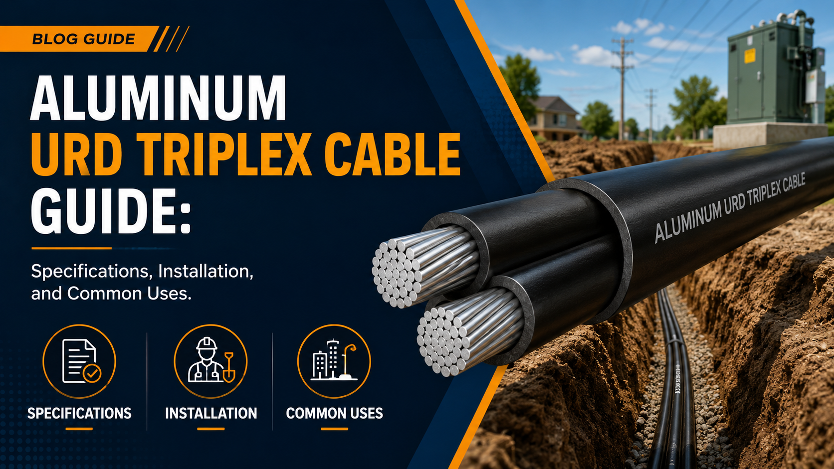 Aluminum URD Triplex Cable Guide: Specifications, Installation, and Common Uses