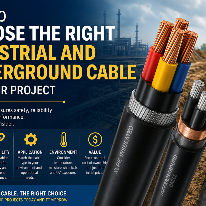 How to Choose the Right Industrial and Underground Cable for Your Project