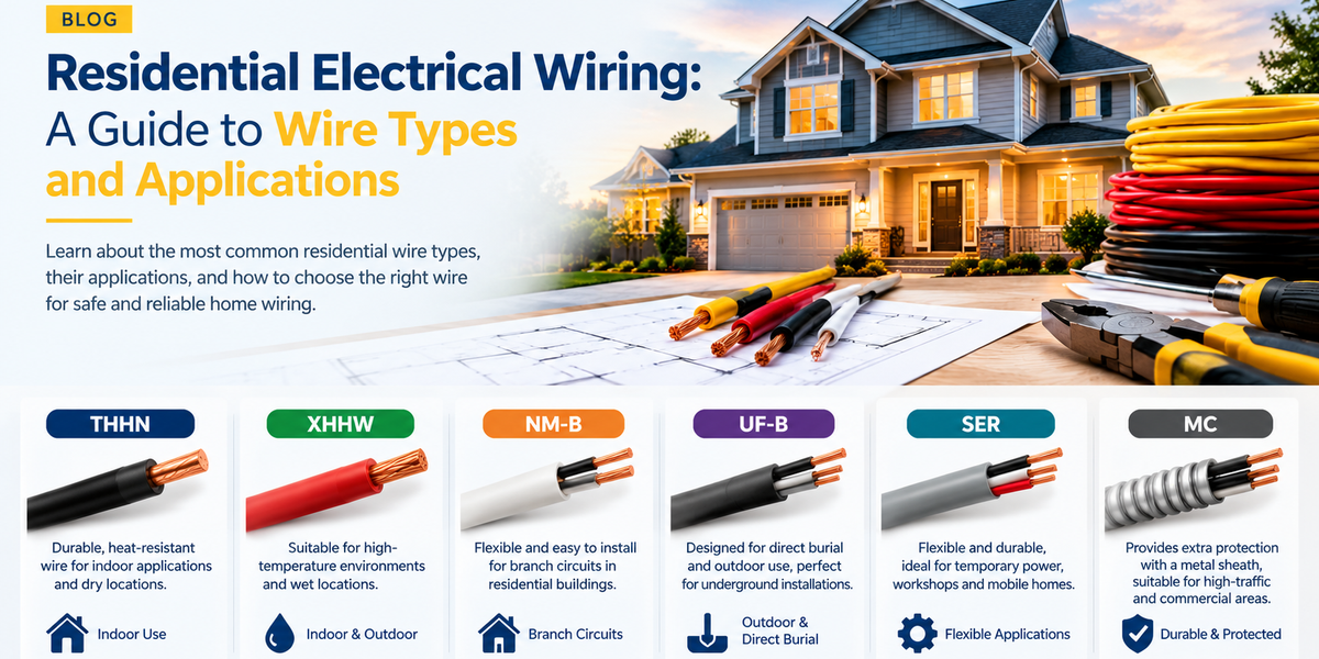 Residential Electrical Wiring: A Guide to Wire Types and Applications