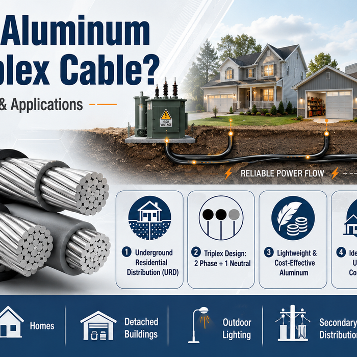 What Is Aluminum URD Triplex Cable? Uses, Benefits, and Applications&nbsp;
