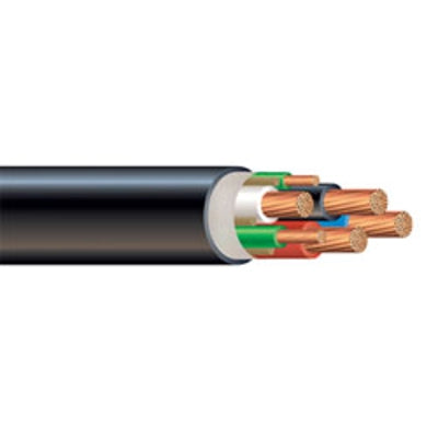 300 MCM 3C Type SHD-GC Shielded Round Power Cable, 2kV
