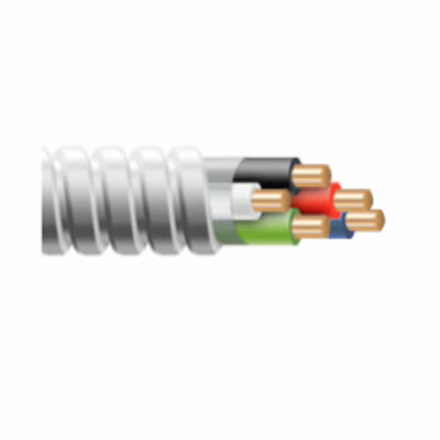 10/2 Solid MC Cable w/ Ground, 250ft or 1000ft Spool