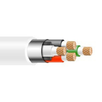 10/4 SEOOW White Portable Cord 600v Ul/CSA