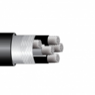 2-4C VFD Cable, Foil + Braid Shield, w/ 4 #10's