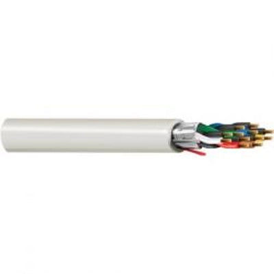 Belden 6545FE 22 AWG 6 Pair, Overall Shielded Plenum, Security and Audio Cable