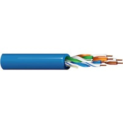 Belden 1213, Enhanced Cat5e, 24 AWG, 4PR, Plenum, U/UTP, Nonbonded-Pair Twisted Cable